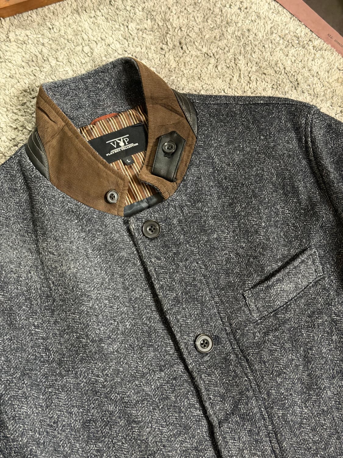 Playboy 플레이보이 코듀로이 스탠드카라 자켓 상품이미지2