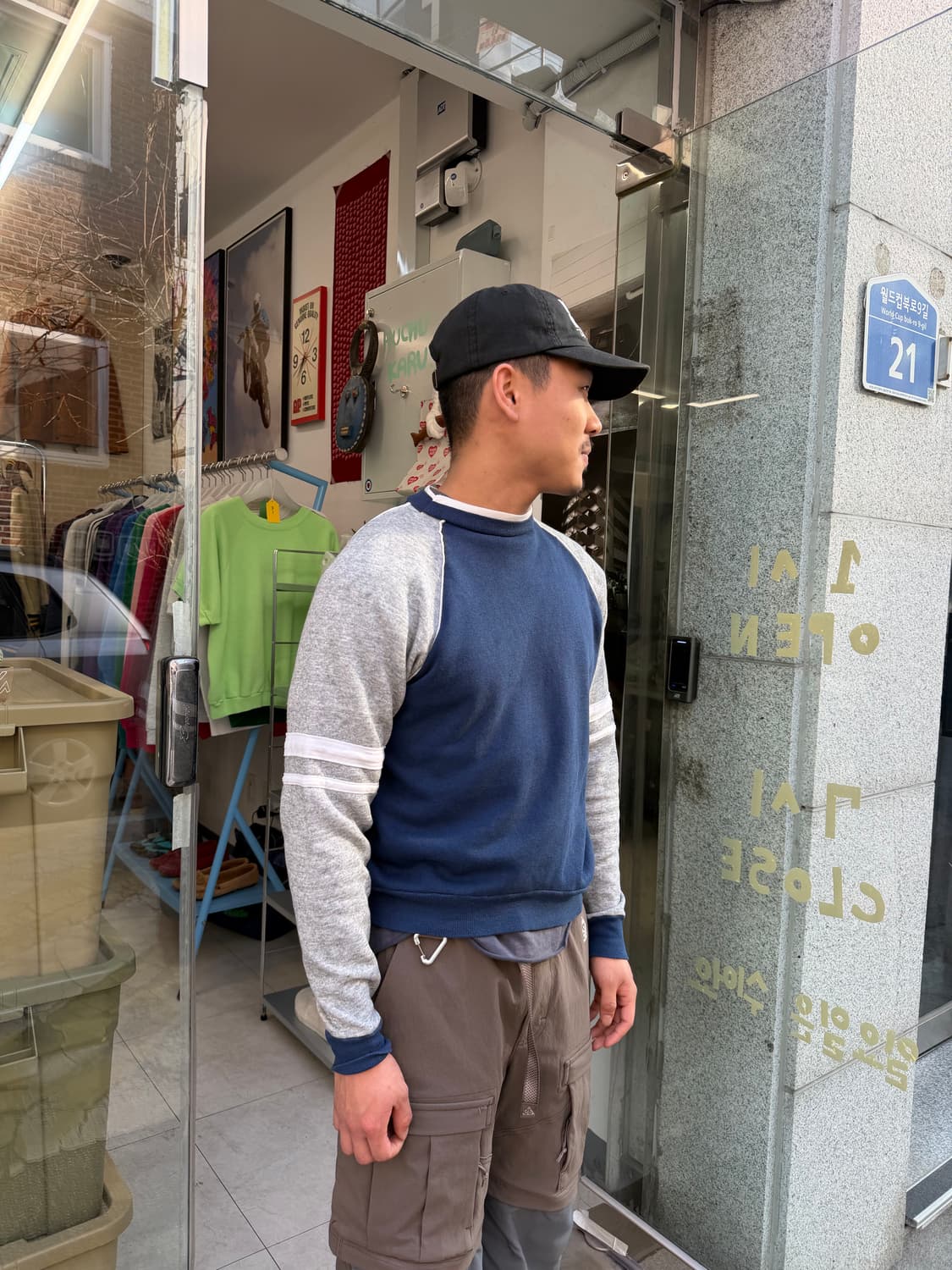 80s raglan sweatshirts 상품이미지5