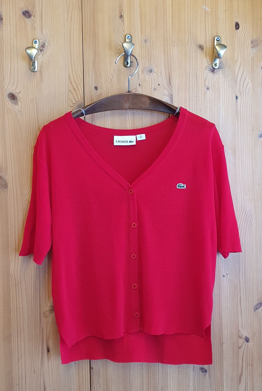 66.라코스테 반팔 가디건 상품이미지1