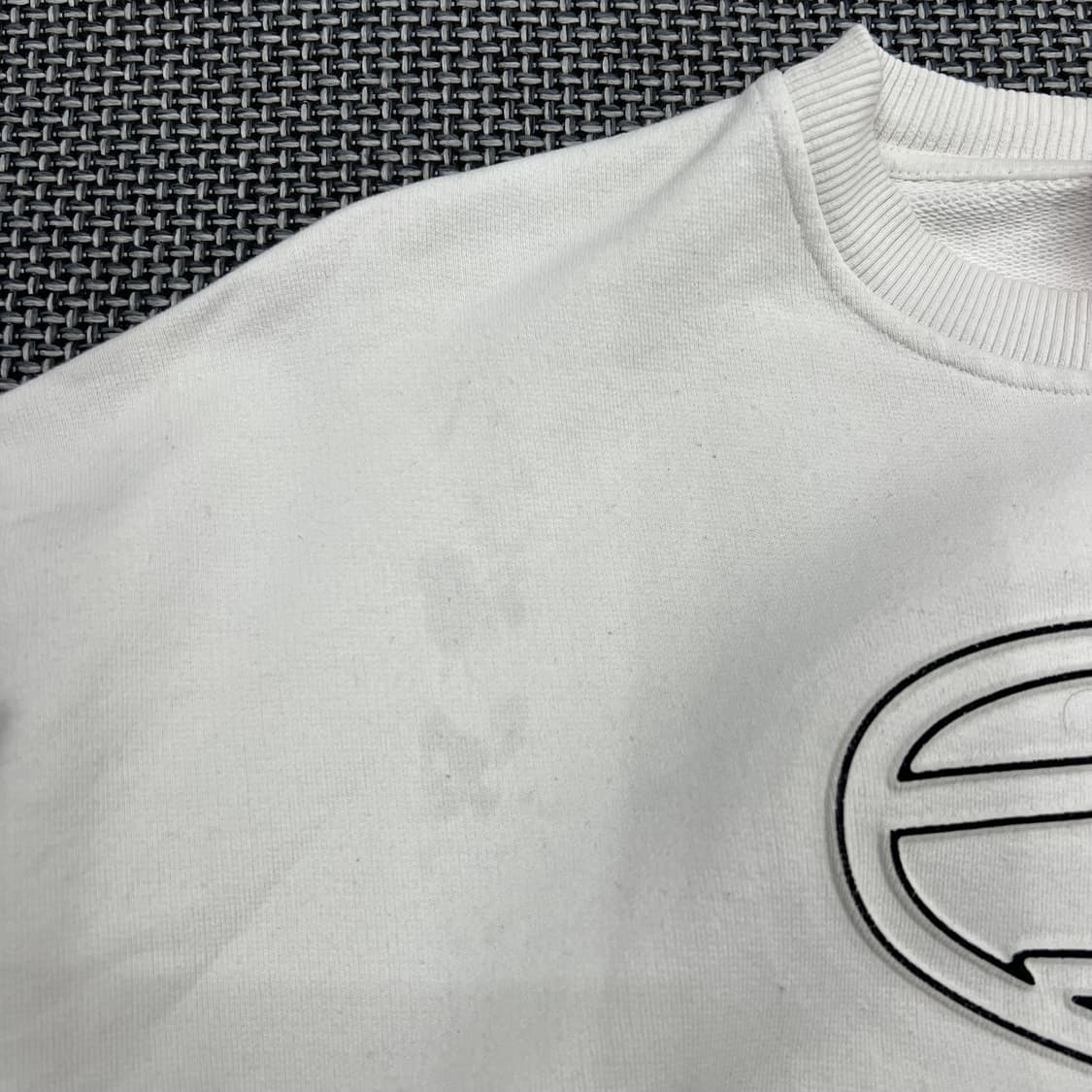 디젤 오발 로고 화이트 맨투맨 상품이미지2