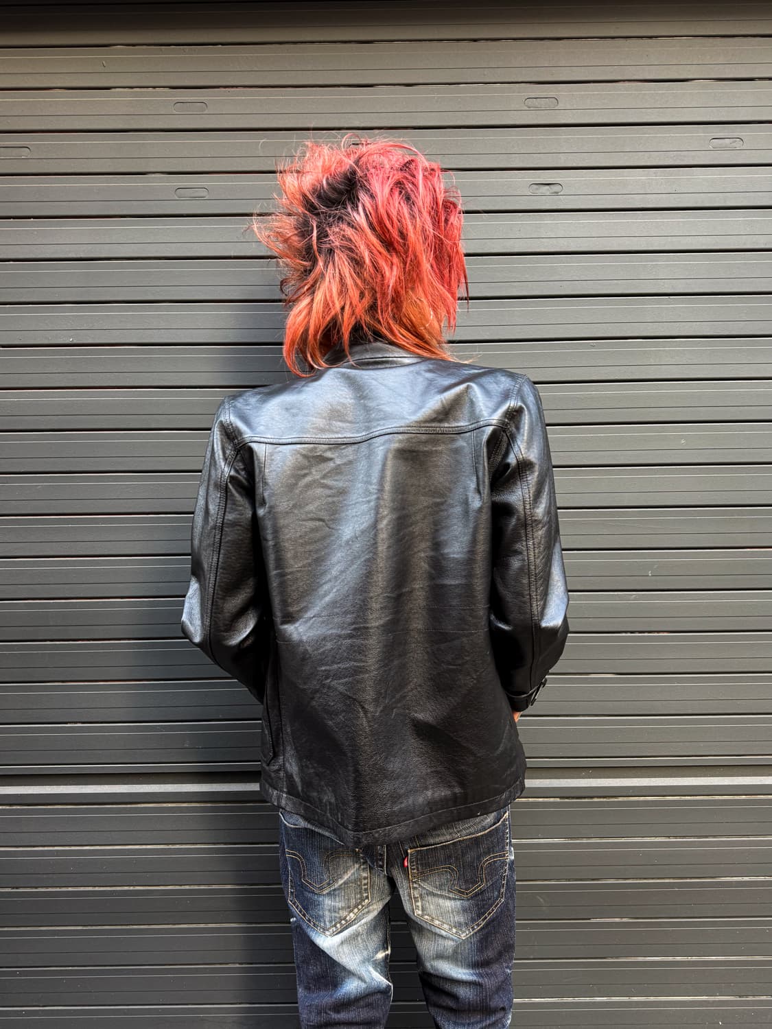 Japanese Multi Pocket Leather Jacket 상품이미지4