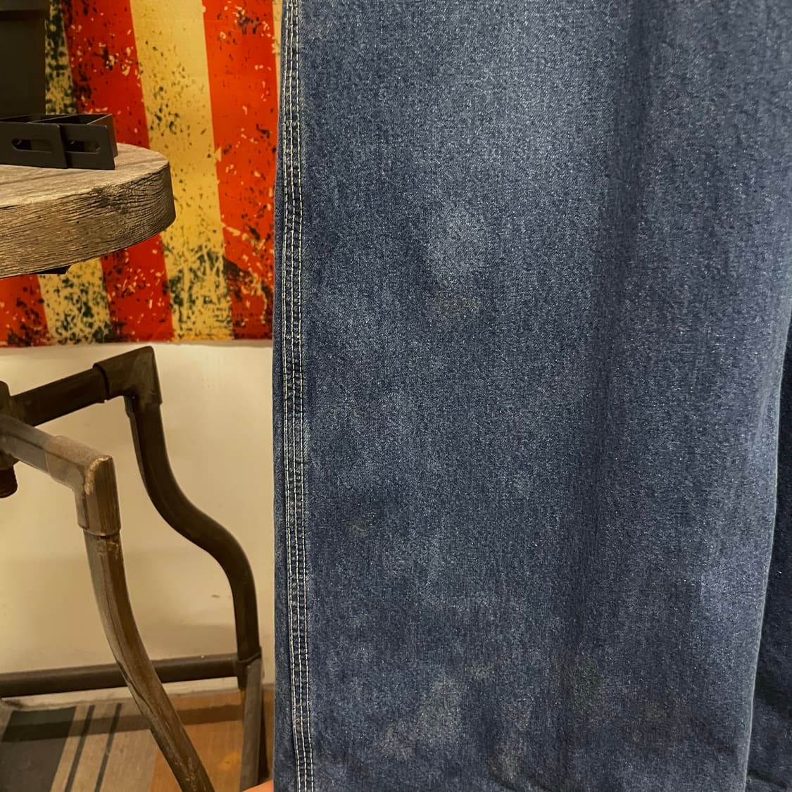 00s 칼하트 오리지널 워크 웨어 더블니 오버롤 데님 멜빵 상품이미지9