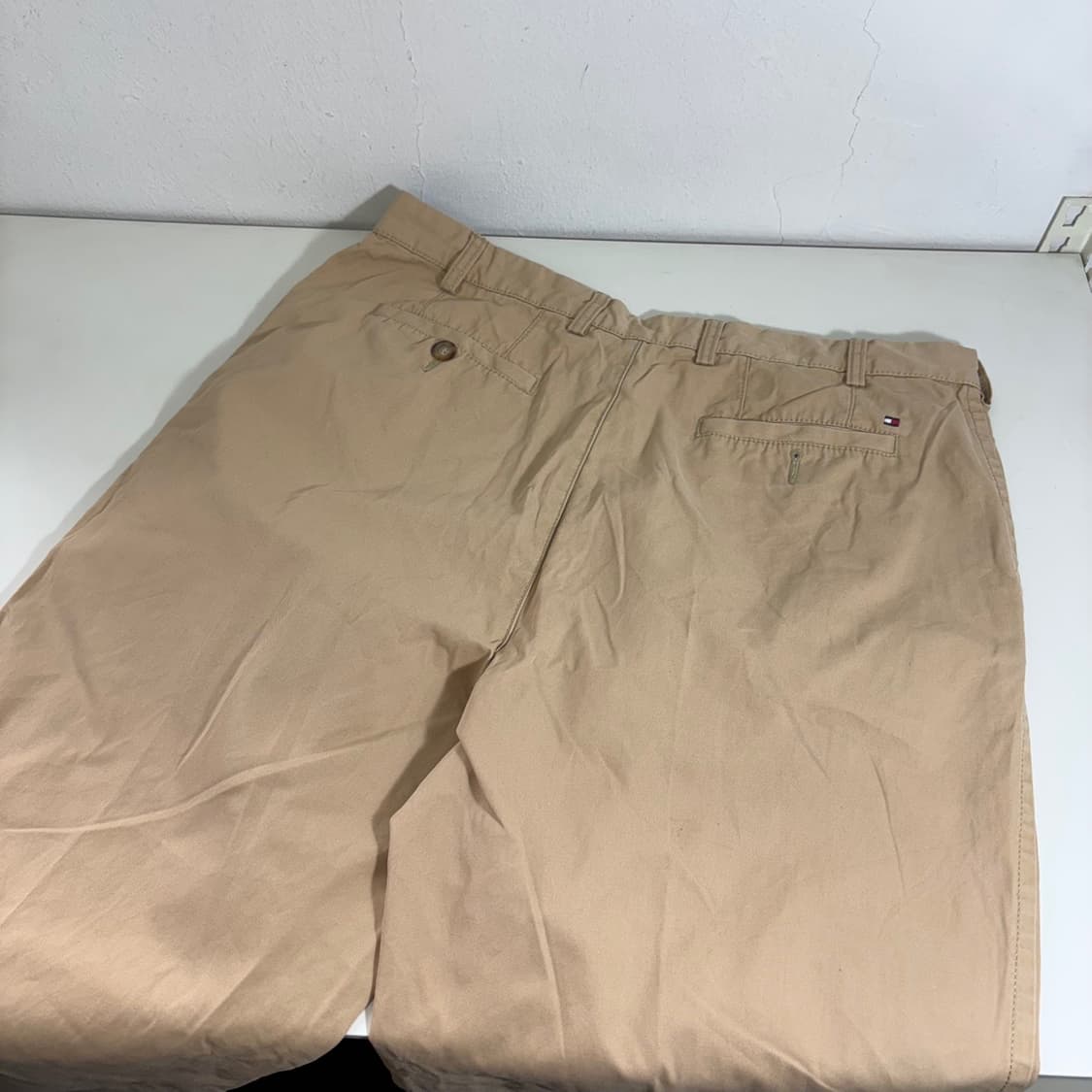 35 XXL 타미힐피거 베이지 와이드핏 치노팬츠 상품이미지4
