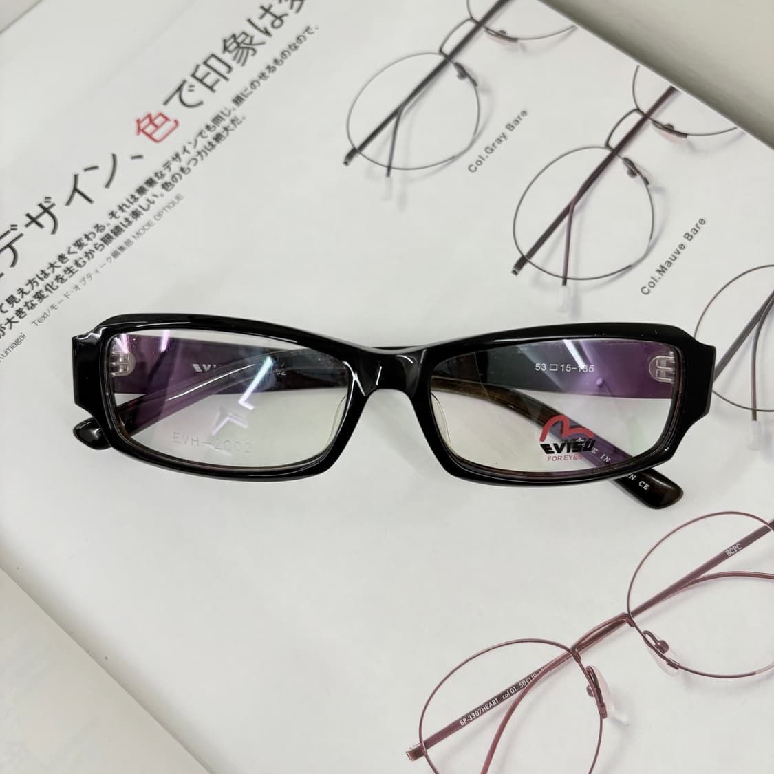 EVISU 에비수 빈티지 뿔테 안경 상품이미지1