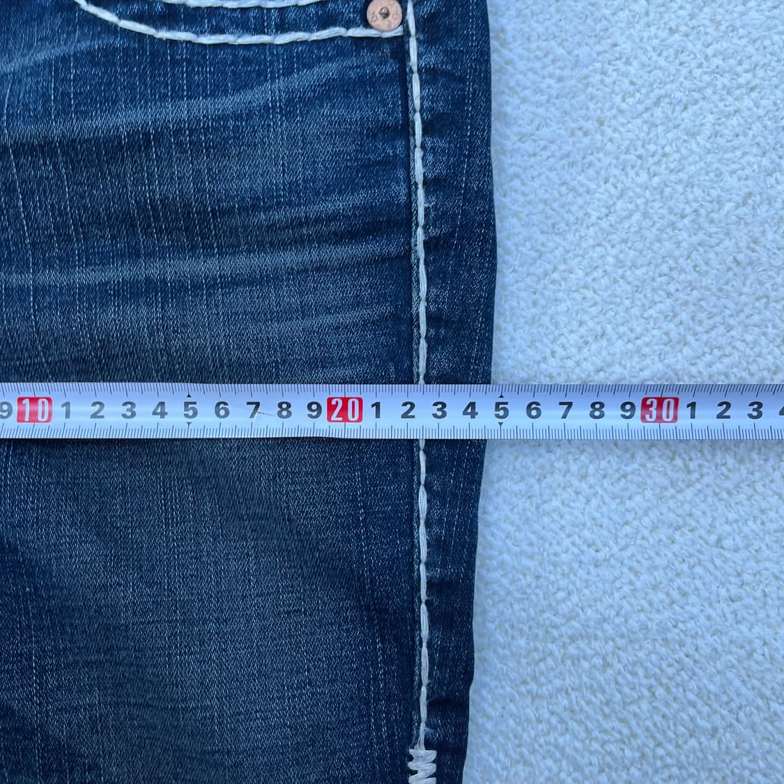 26 트루릴리젼 스티치 부츠컷 데님 0310M 상품이미지6