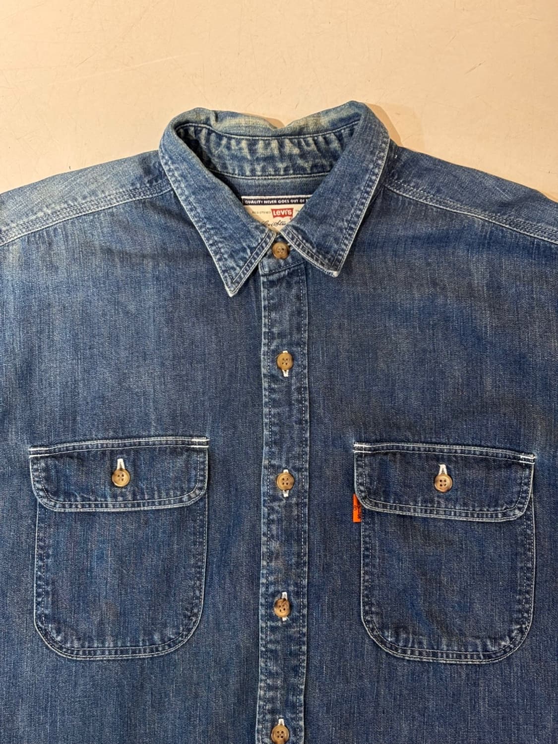 Vintage Levis Denim Shirt 상품이미지4