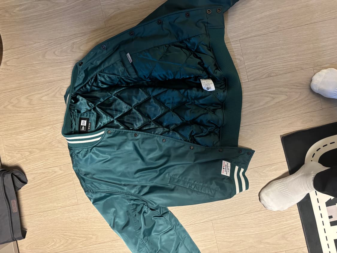 뉴에라 그린 봄버자켓 상품이미지2