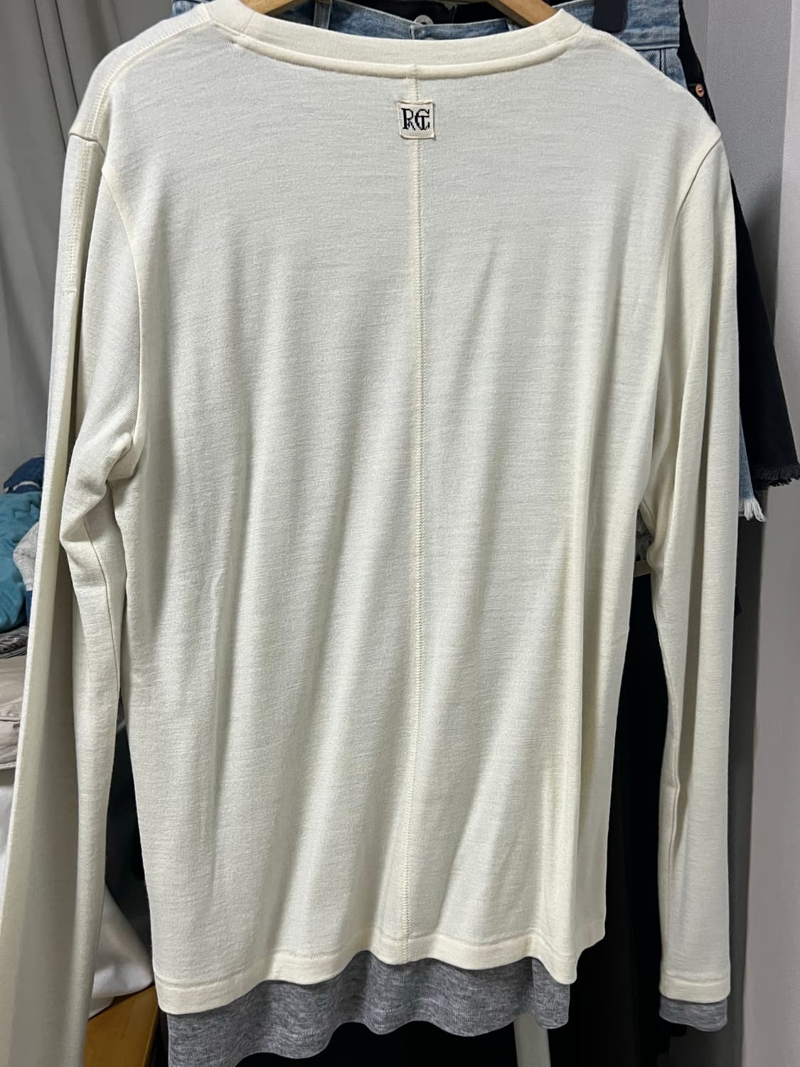 렉토 24FW 노바 레이어드 티셔츠 (S) 상품이미지4