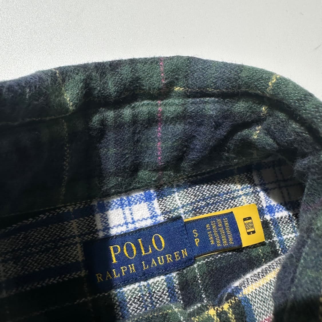 폴로 랄프로렌 체크 패치워크 프린지 셔츠 (신형QR) 상품이미지4