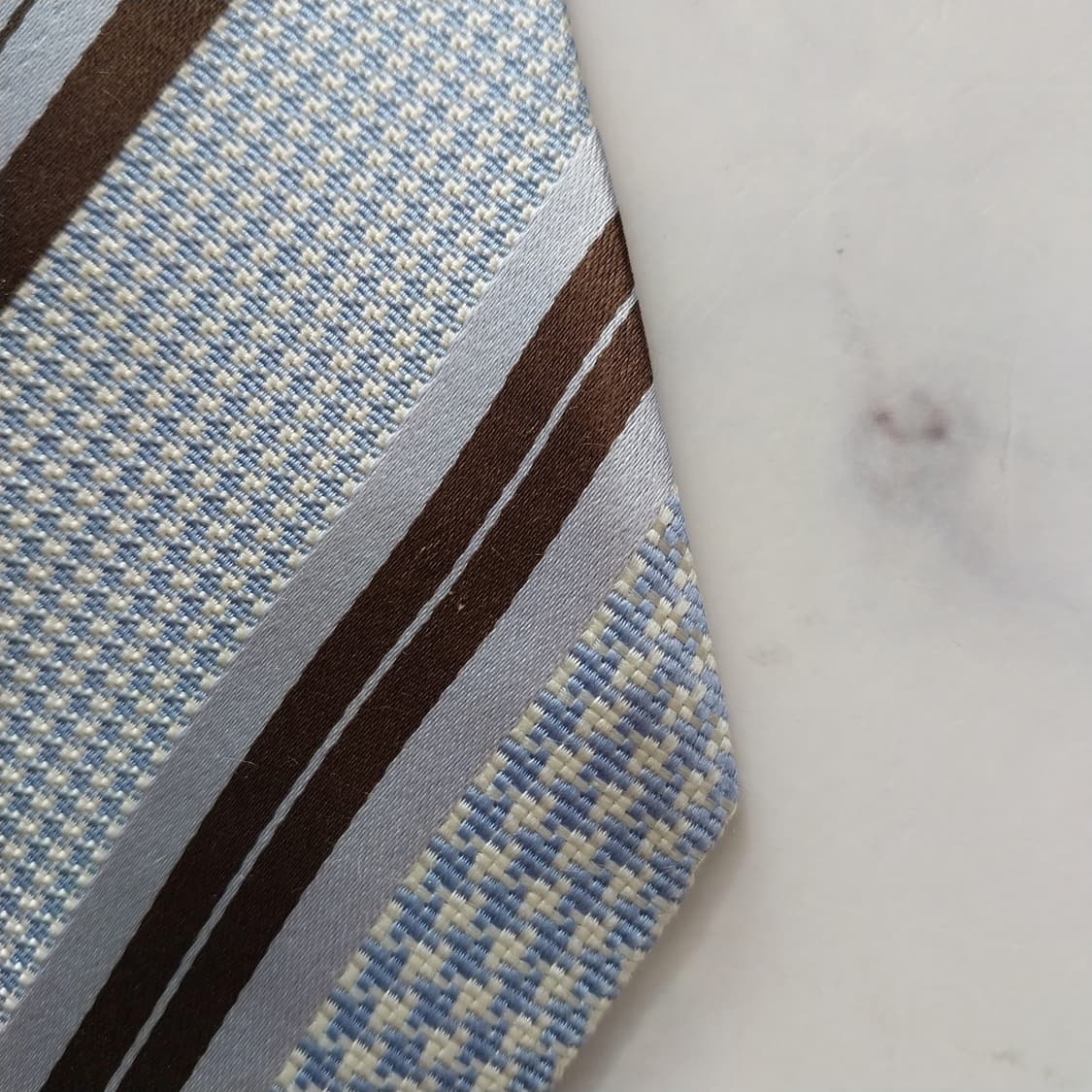 에르메네질도 제냐 실크 스트라이프 넥타이 9.6cm A등급 k2015 상품이미지7