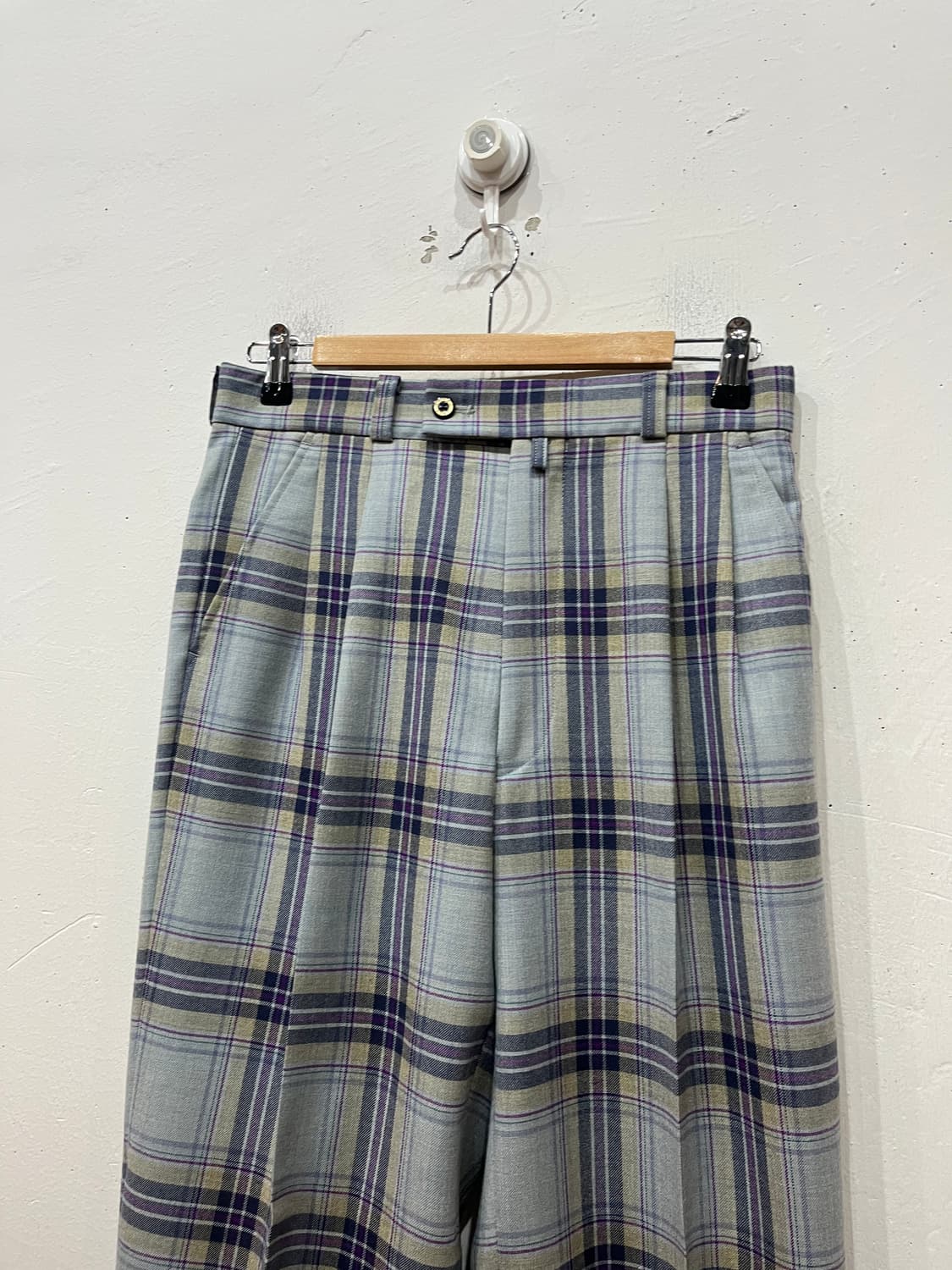 겐조 골프 투턱 퓨어울 팬츠 바지 Made in JAPAN 상품이미지4