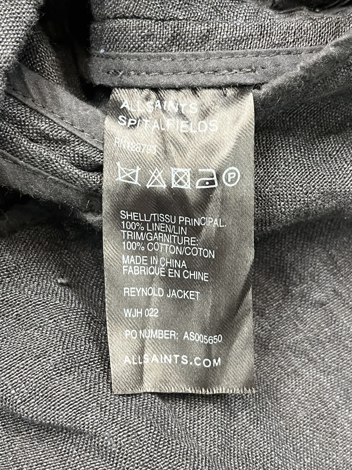 올세인츠 린넨 블레이저 상품이미지6