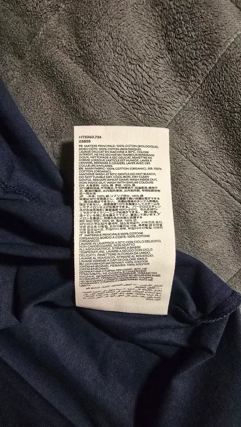 25ss 아미 오가닉 코튼 반팔 티셔츠
네이비 XL사이즈 상품이미지4
