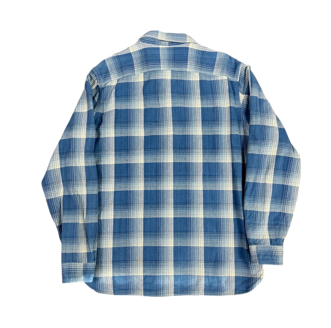 RRL 더블알엘 플레이드 블루 체크 셔츠 상품이미지2