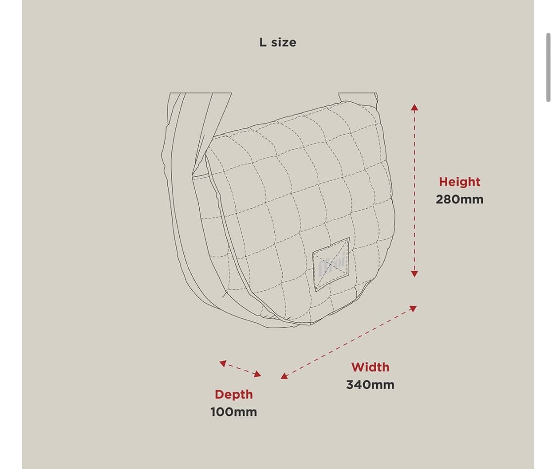프루아 와플백 L 상품이미지2
