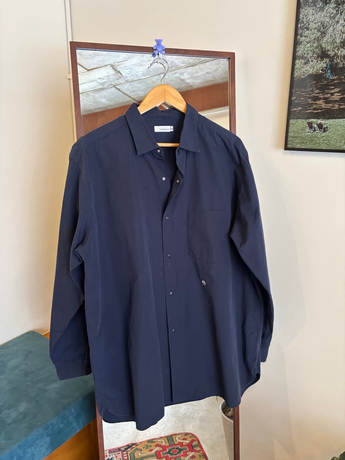 nanamica 나나미카 네이비 셔츠 상품이미지1