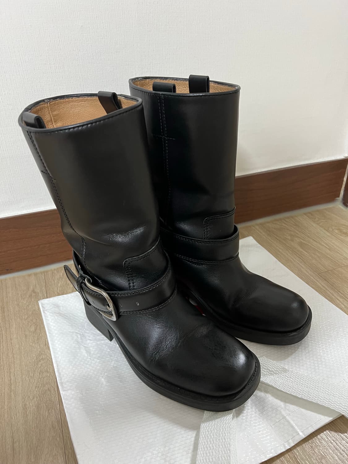 [아카이브앱크]버클 부츠 블랙 240-245 상품이미지3