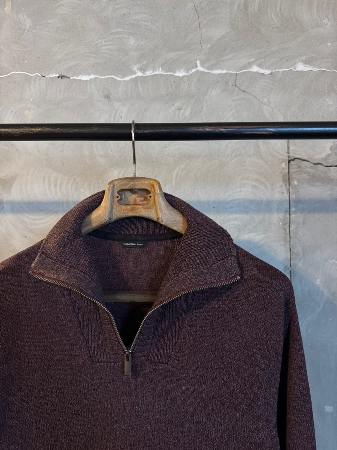 캘빈클라인 짚업 니트 100 상품이미지4