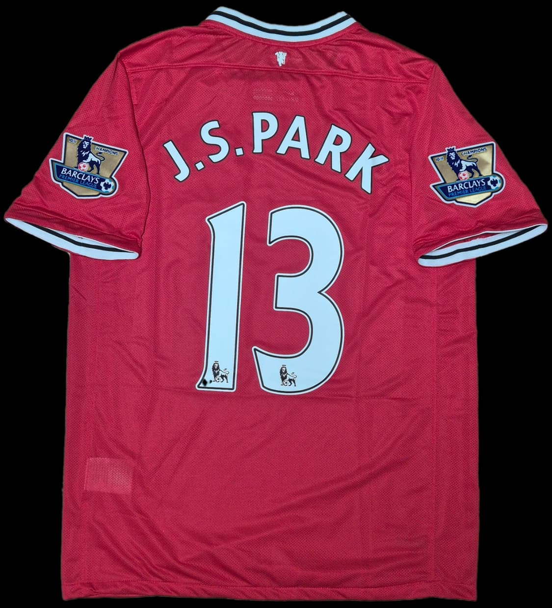 11-12 맨유 홈 13번 박지성 반팔 유니폼 L사이즈 레플리카 상품이미지1