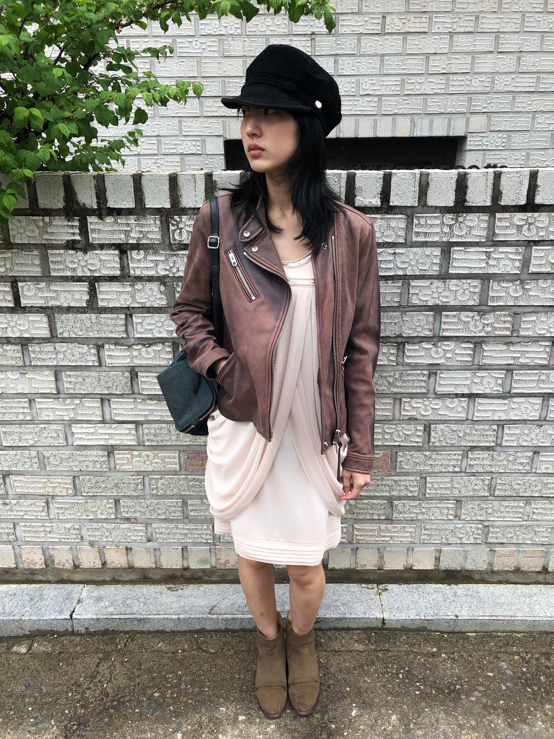 draped sleeveless dress  상품이미지4