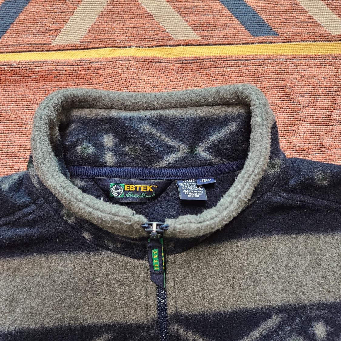 90s 에디바우어 아즈텍 플리스 풀오버 상품이미지2