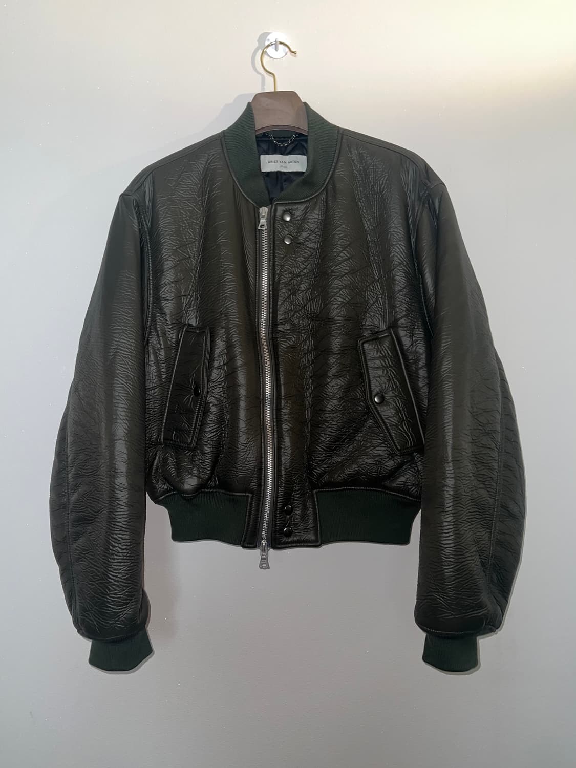 Dries Van Noten 크링클 봄버 L 상품이미지1