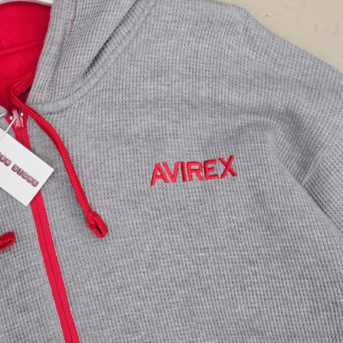 AVIREX 아비렉스 리버시블 써멀 후드 집업 자켓 빅사이즈 상품이미지8