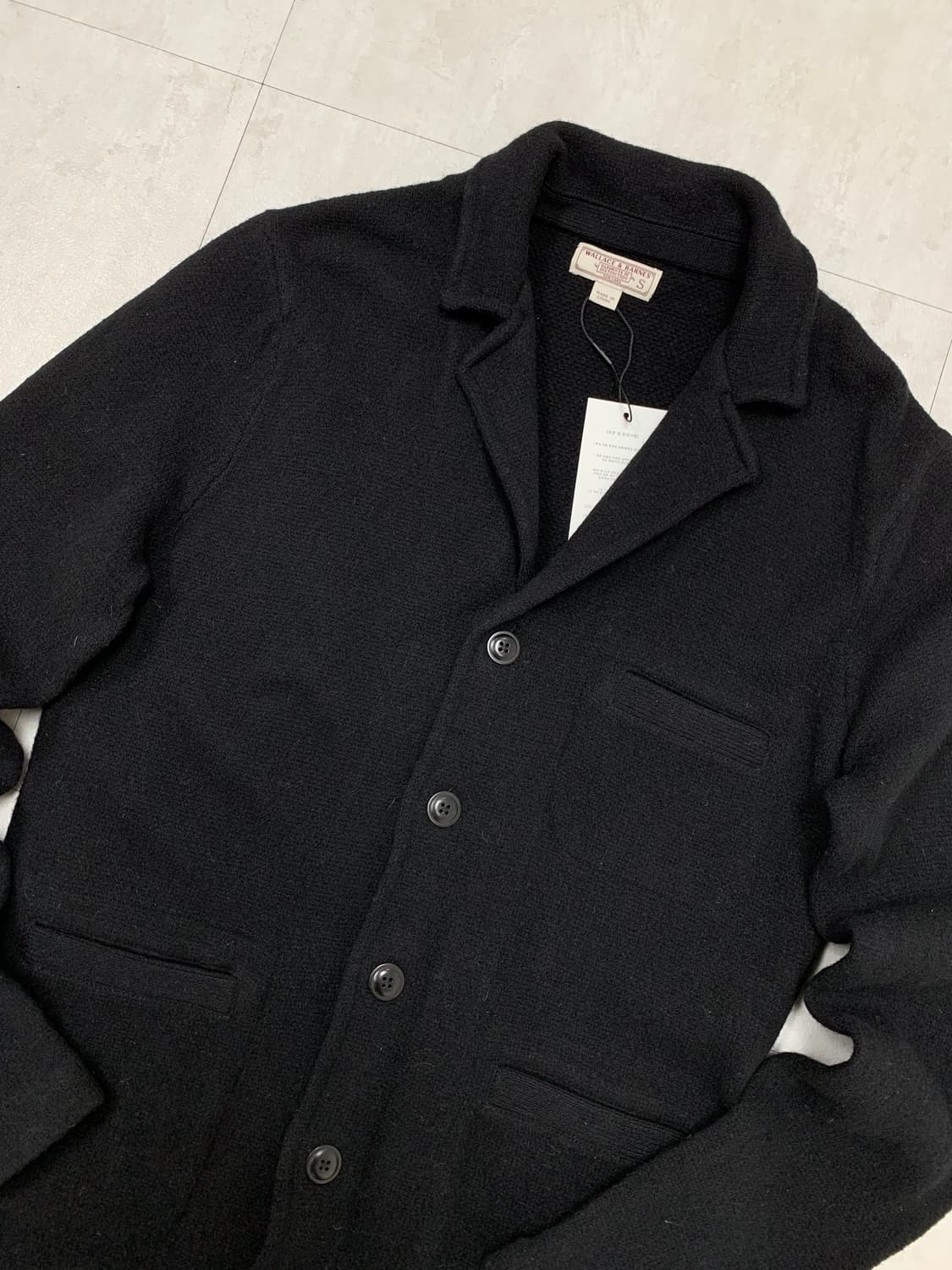 Wallace&Barnes 블랙 가디건 자켓  상품이미지2