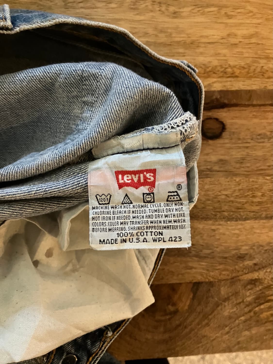 빅사이즈 90s USA 빈티지 리바이스 501xx 데님 팬츠 상품이미지8