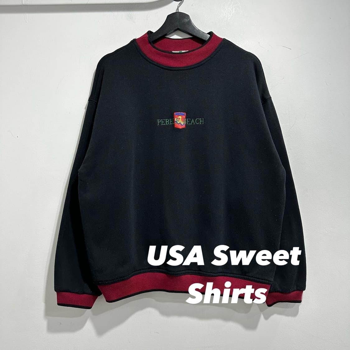 Usa 프린팅 올드스쿨 맨투맨 상품이미지1