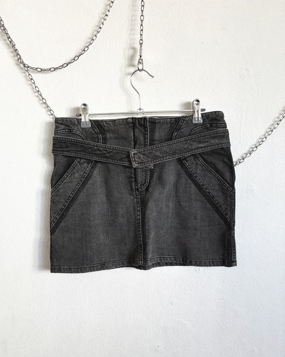 스텔라맥카트니 본디지 스트랩 데님 미니스커트 상품이미지3