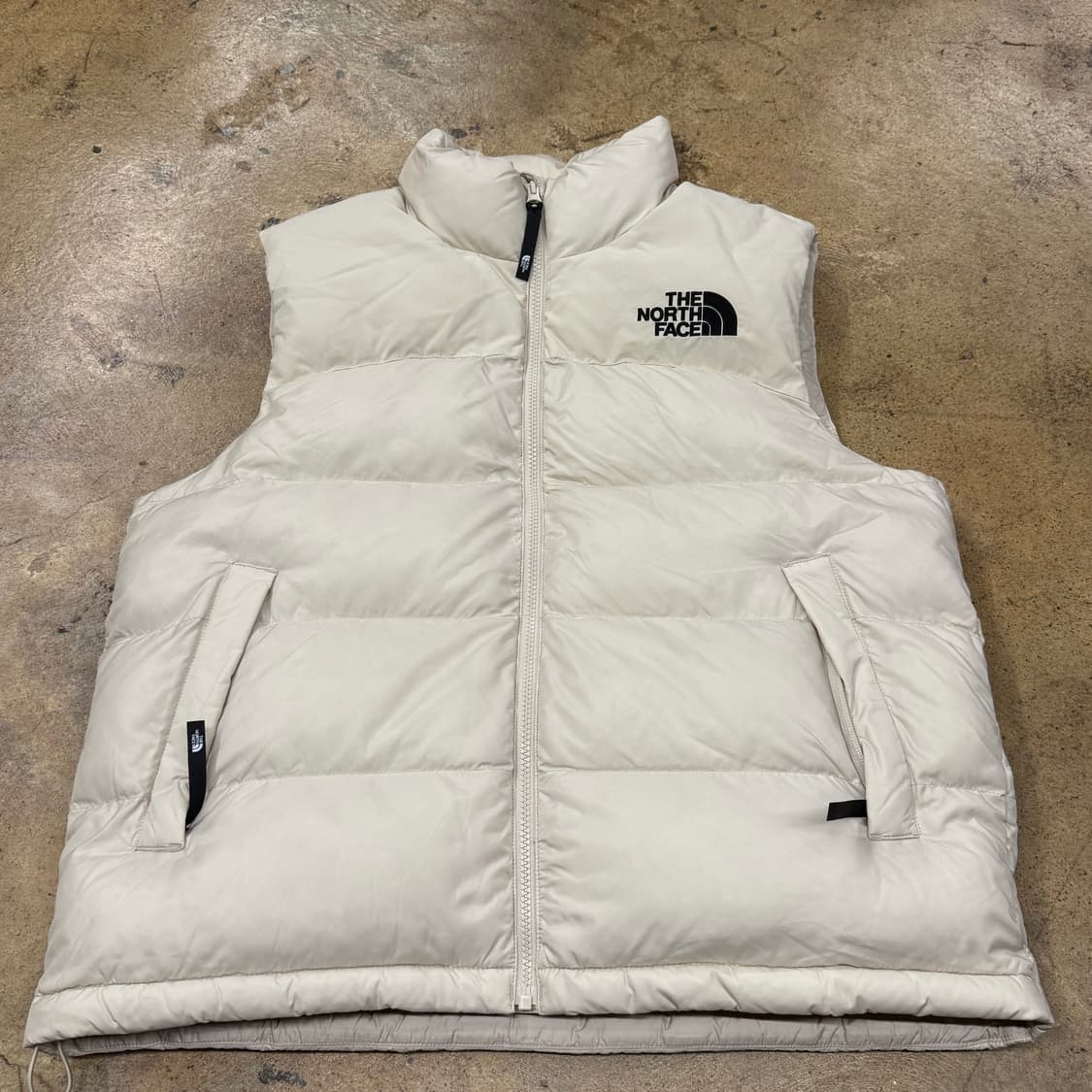 [정품/L] 노스페이스 아이보리 패딩 조끼 b10 상품이미지2