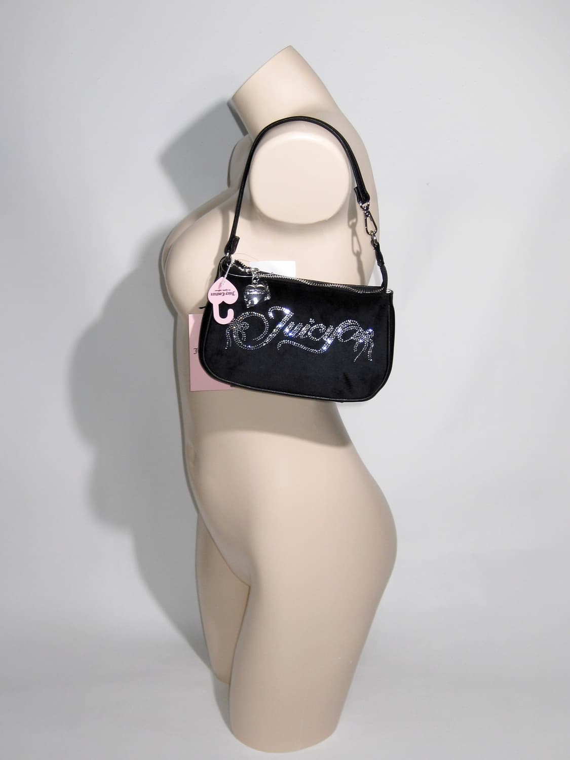 쥬시 꾸뛰르 벨로아 라인스톤 미니 숄더백 🖤 갸루 락시크 y2k 상품이미지2