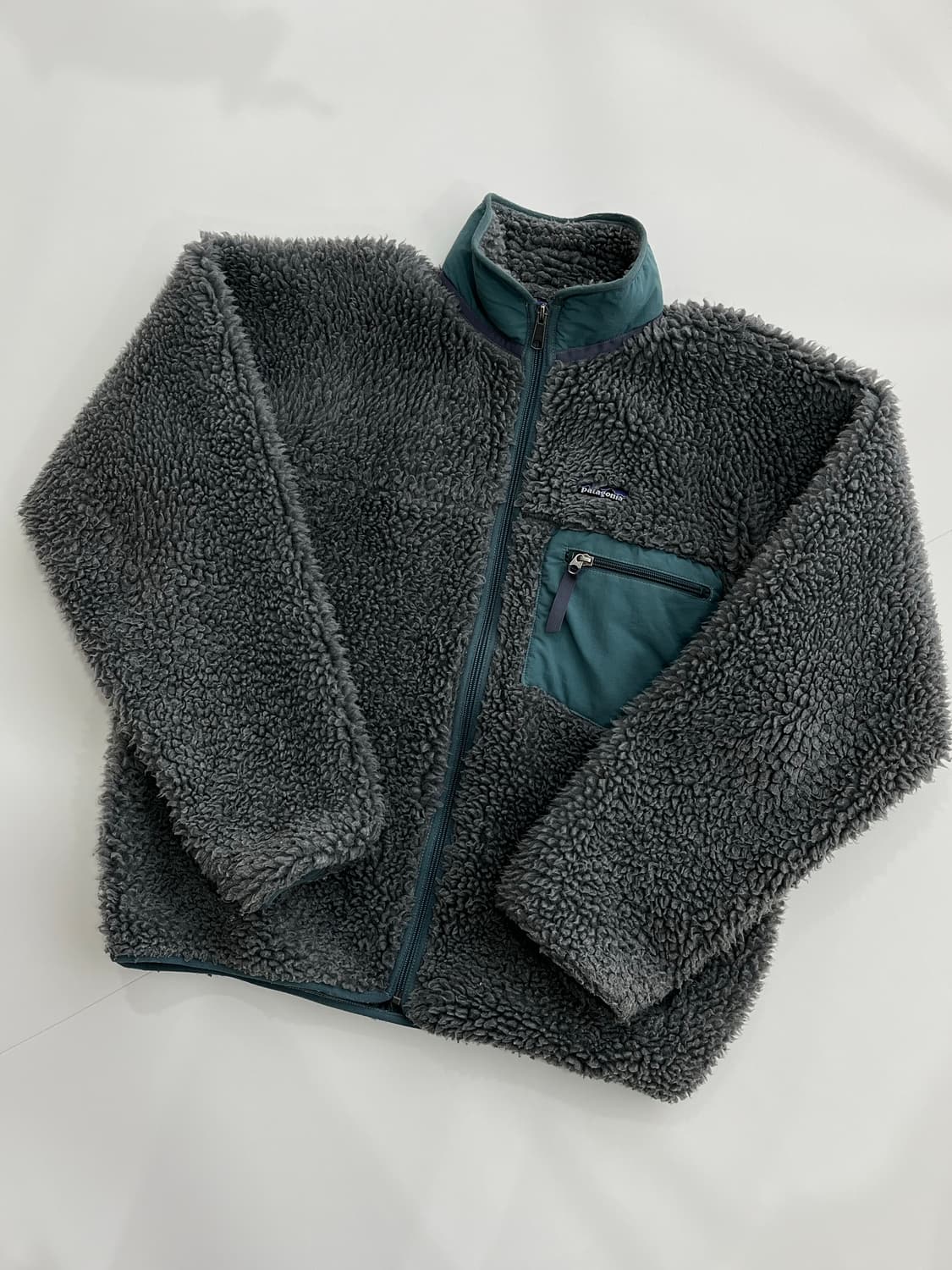 파타고니아 빈티지 딥파일 플리스 그레이 M사이즈 상품이미지1