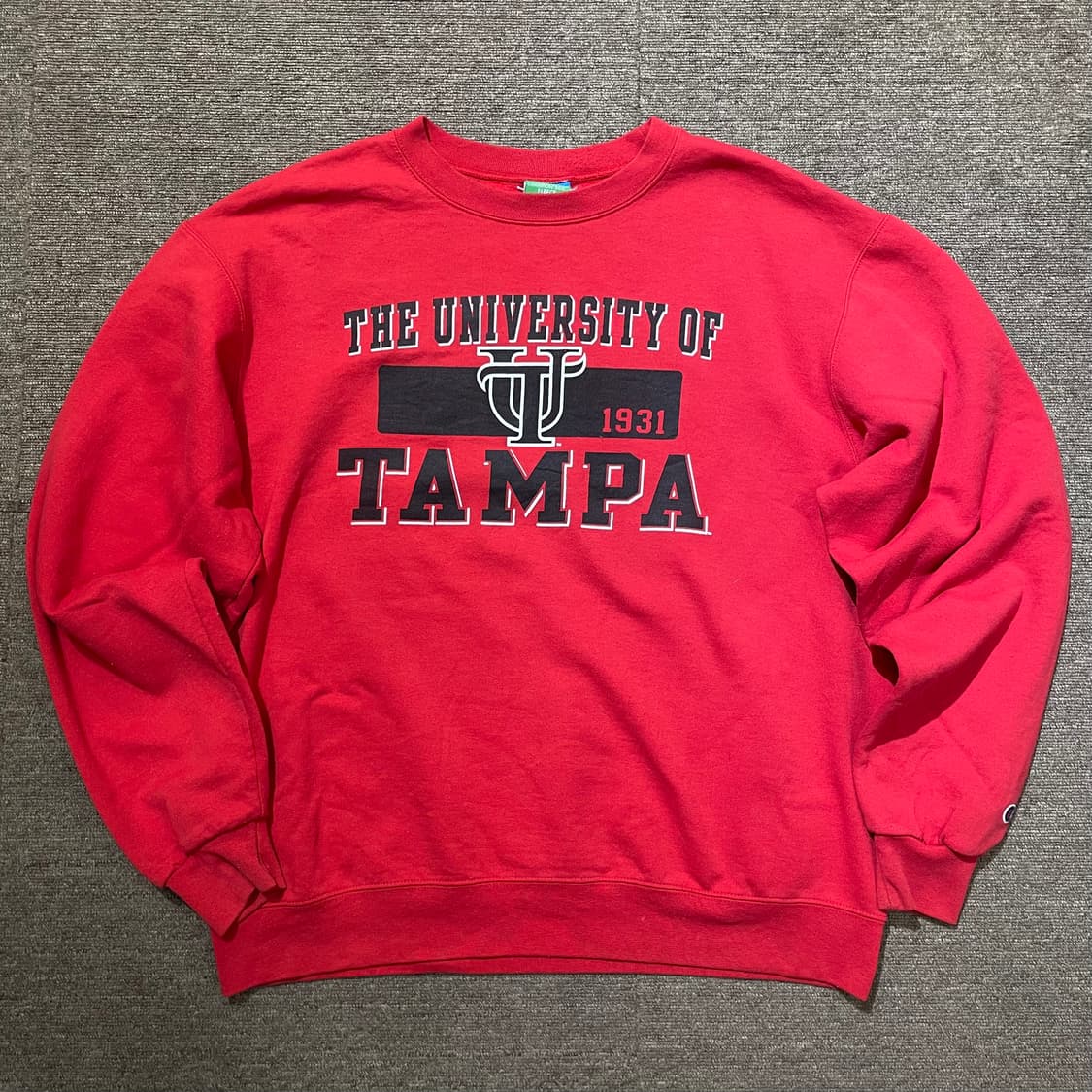 (L) 00s Champion 챔피온 유니버시티 프린팅 스웻셔츠 맨투맨 상품이미지1