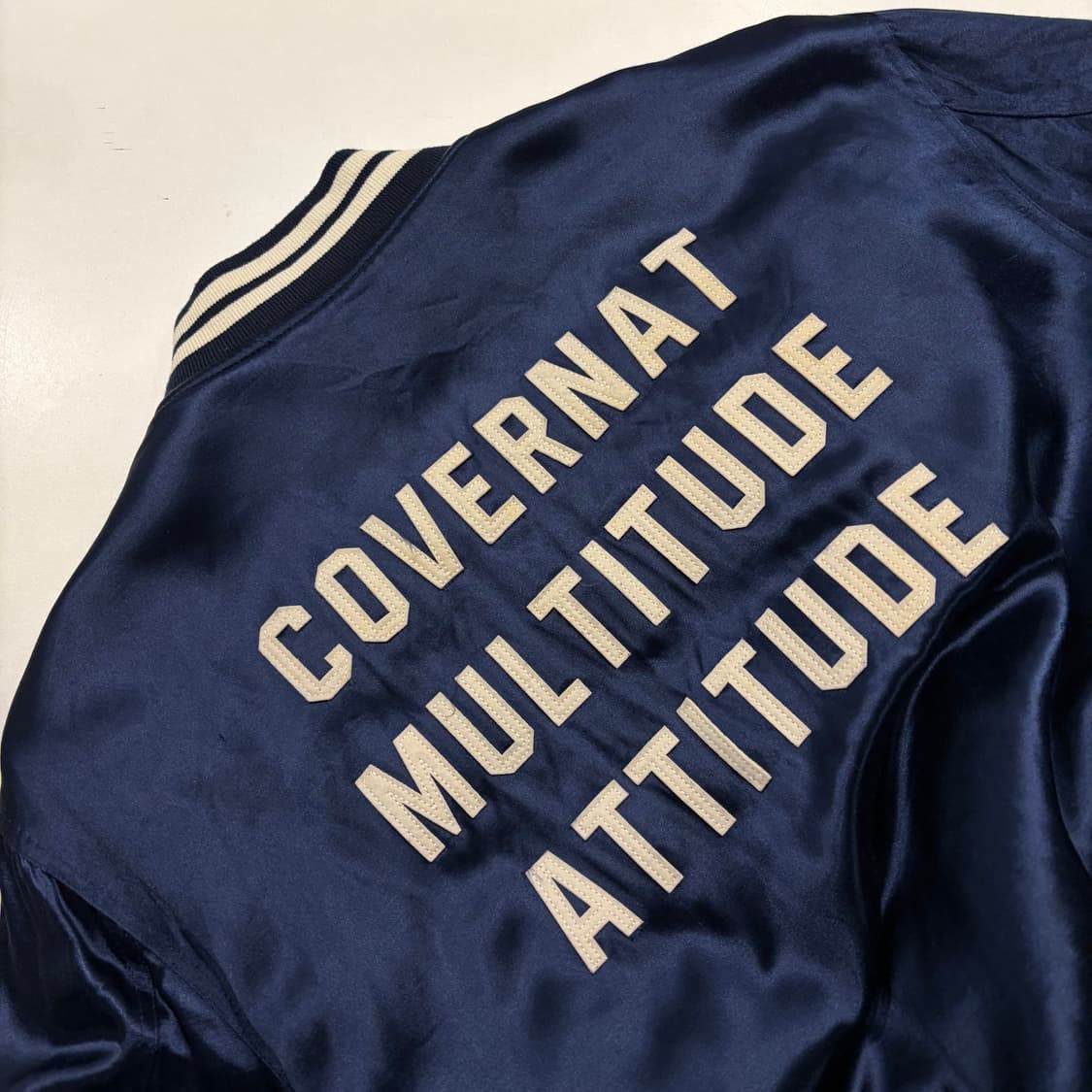 [XL] 16s 커버낫 폴리 스타디움 블루종 집업 자켓 C232 상품이미지10