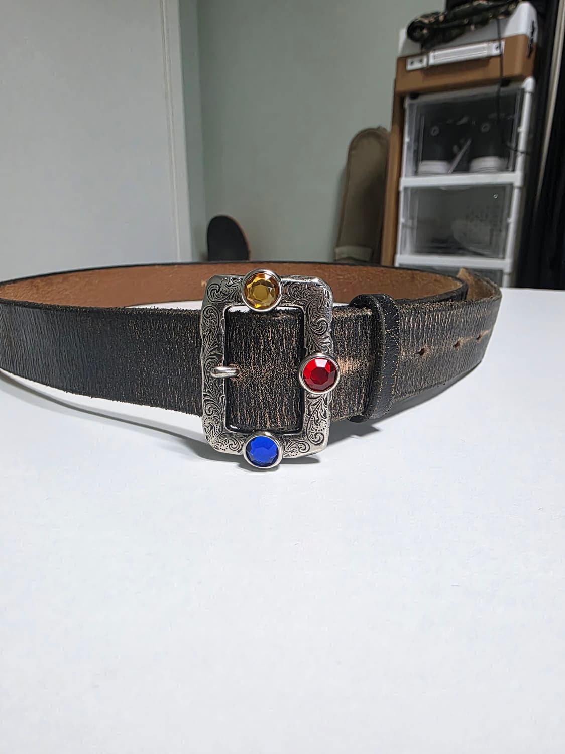 Kapital 캐피탈 잼스톤 벨트 F black 상품이미지2