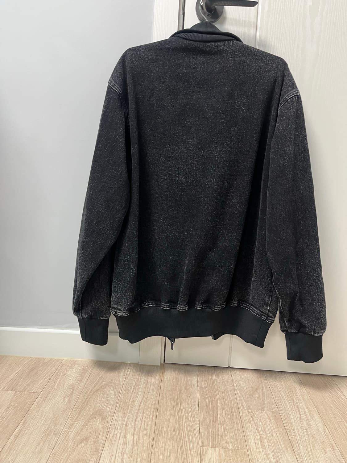 아디다스 데님 파이버드 트랙탑 블랙 색상 us M 사이즈 상품이미지3