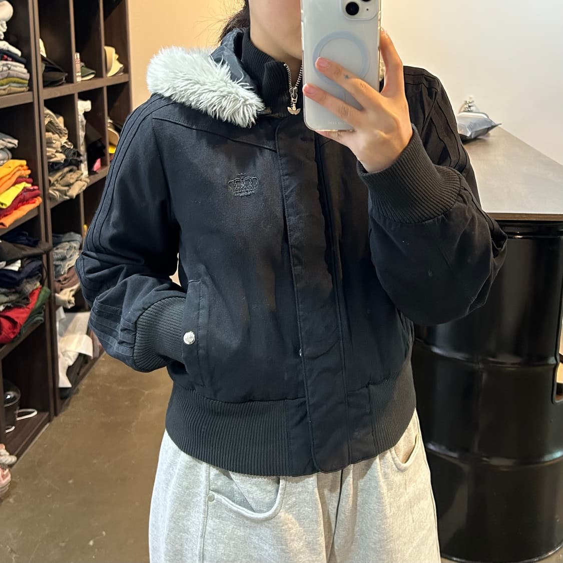 아디다스 미시엘리엇 크롭 점퍼 상품이미지8