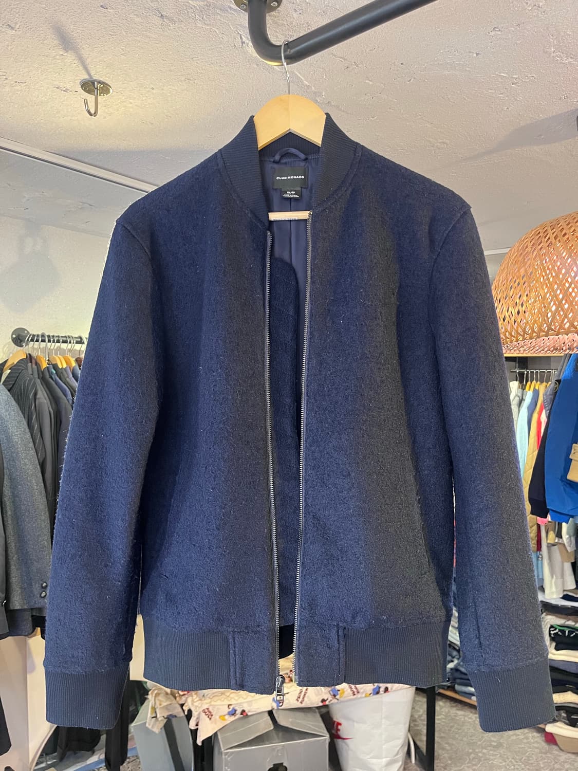 클럽 모나코 울 블루종 자켓 상품이미지7