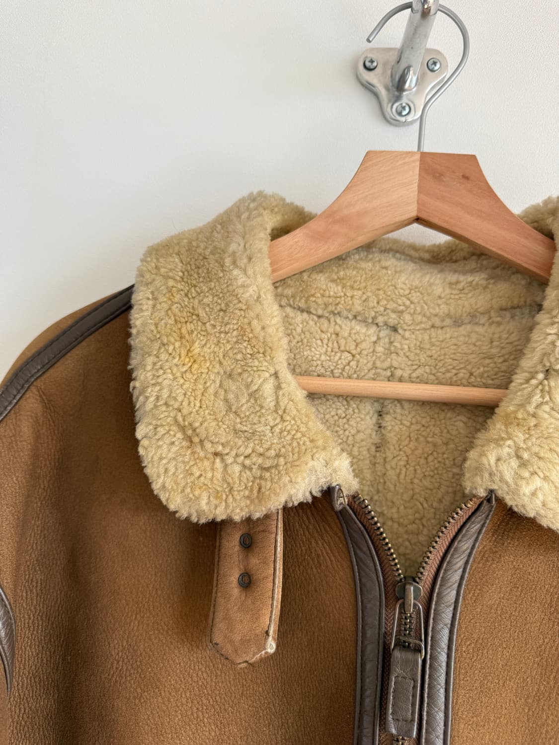 Mario Grande 리얼 레더 양털 무스탕 상품이미지5