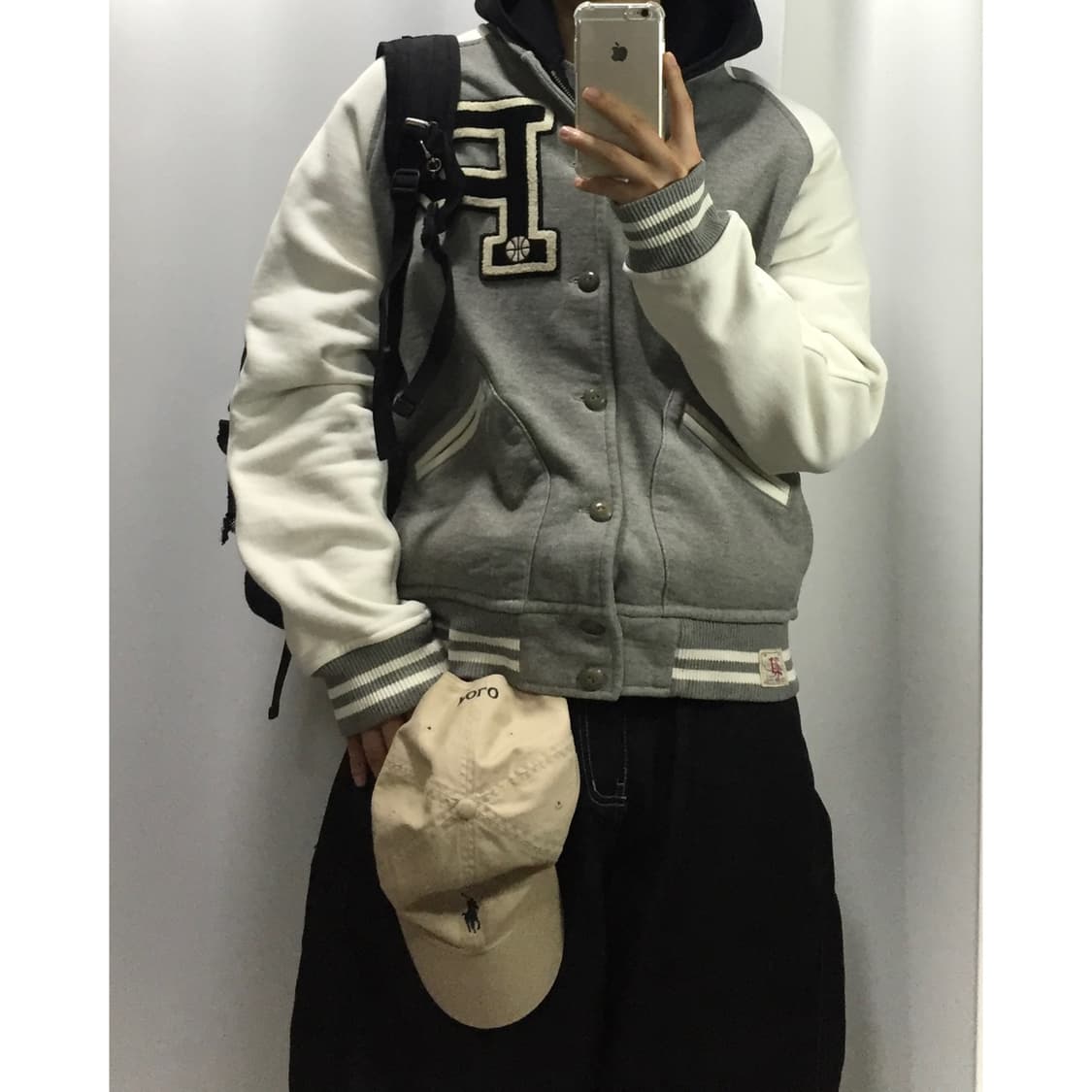 Polo 폴로 랄프로렌 레터맨 코튼 바시티 자켓 상품이미지3