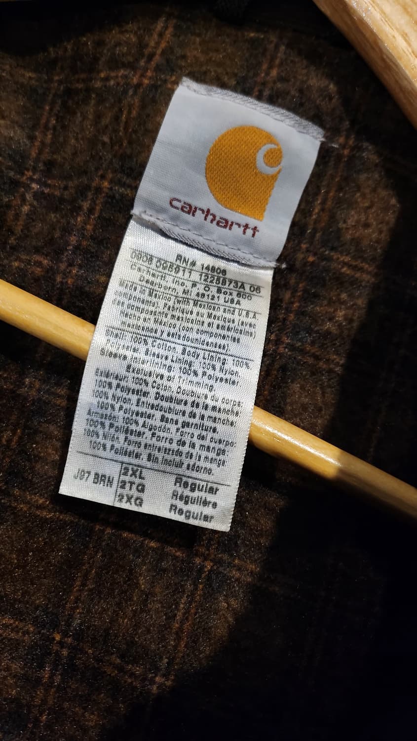 칼하트 디트로이드 자켓 j97 브라운 상품이미지3