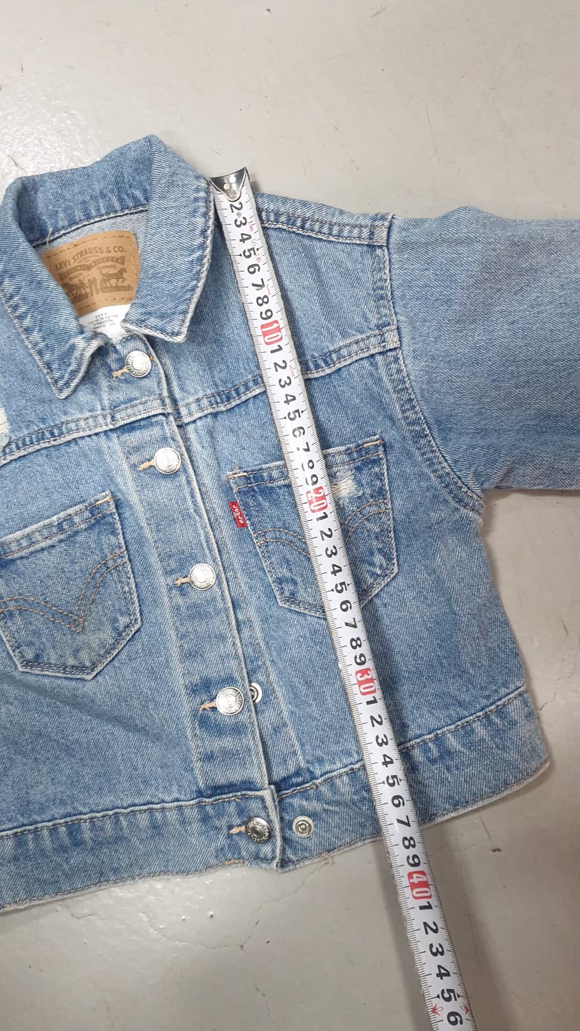 리바이스 여아 데님 크롭자켓 110 상품이미지3