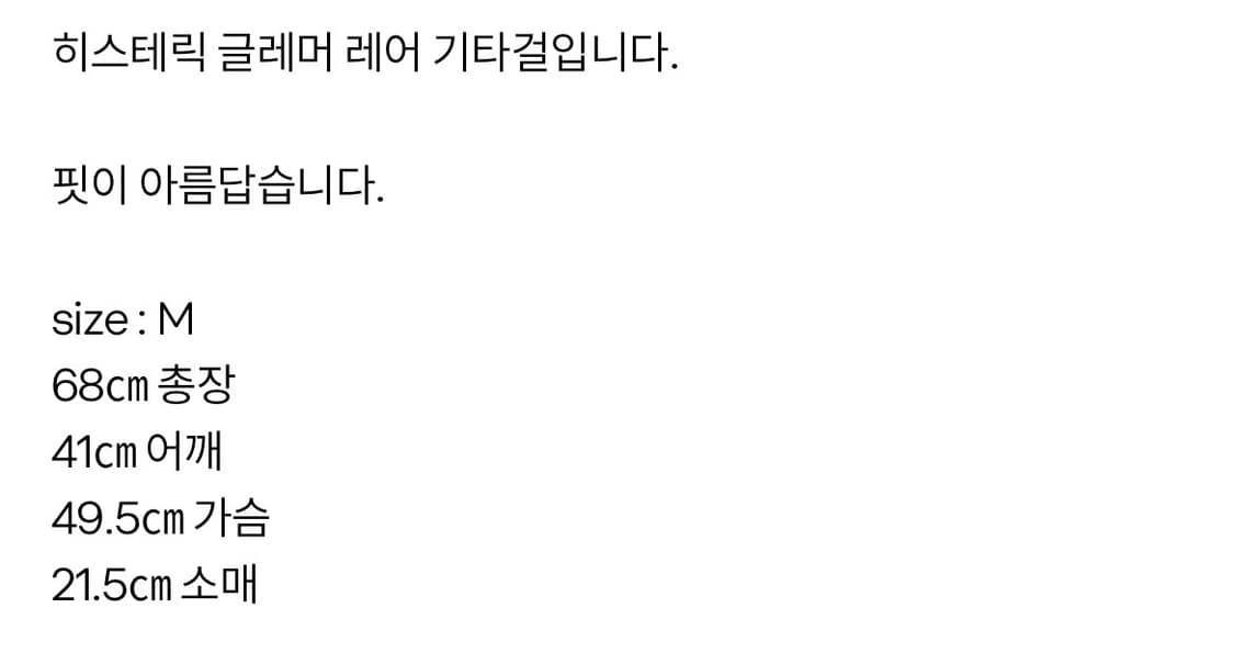 히스테릭 글레머 반팔 m 상품이미지3