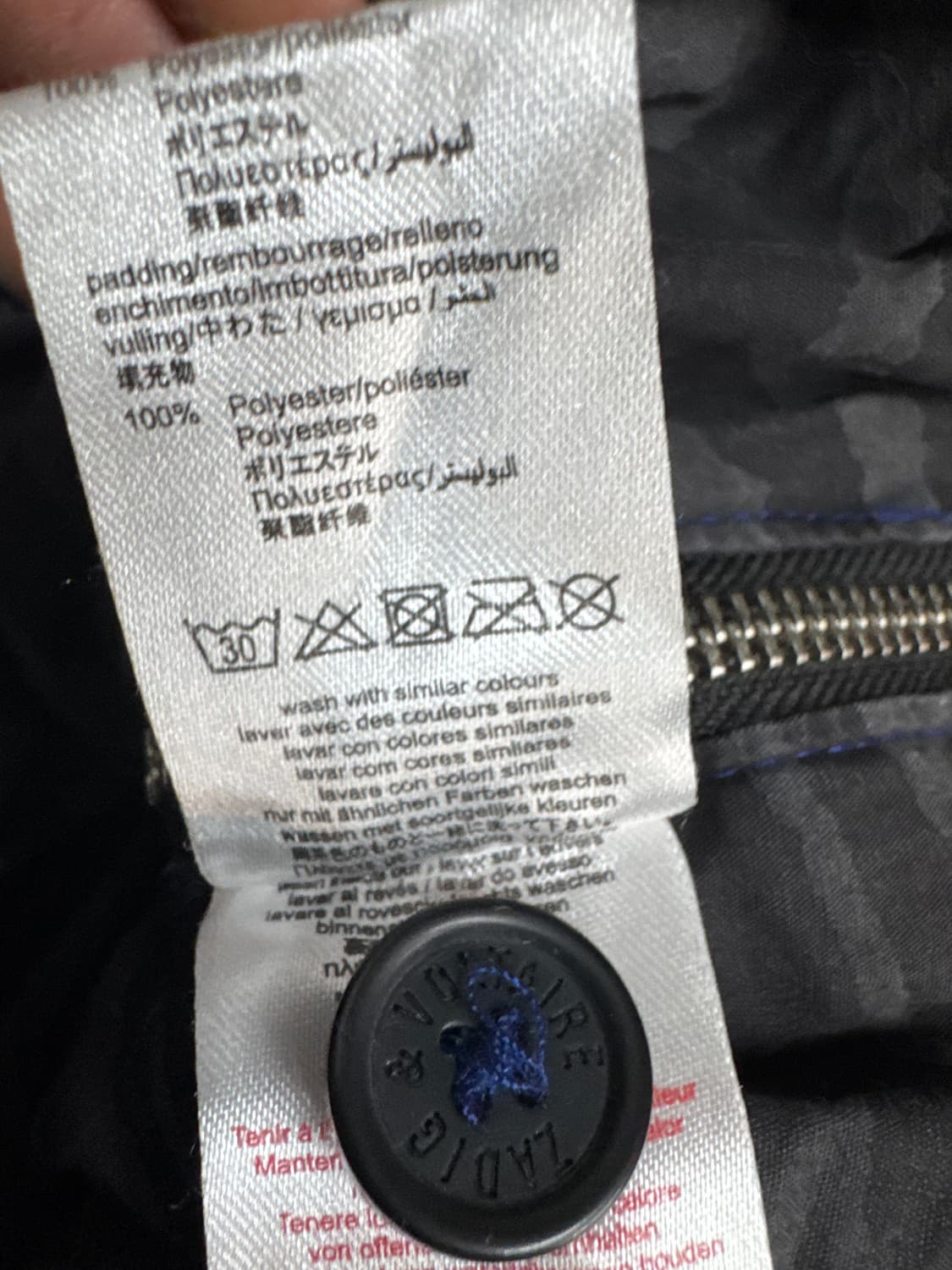 쟈딕앤볼테르 키즈10세 하이넥 후디 패딩 상품이미지7