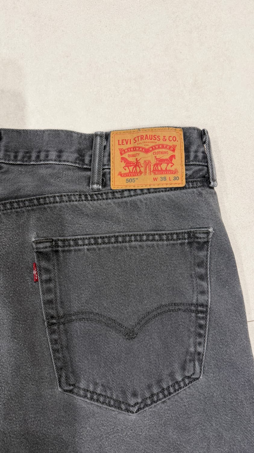리바이스 505 흑청 38x30 상품이미지4