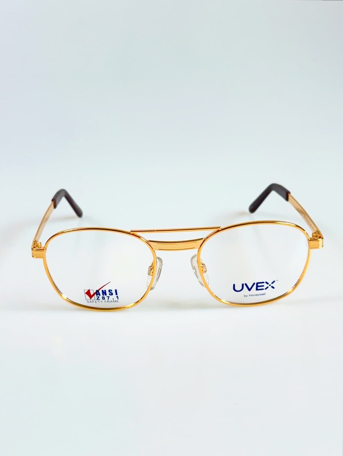 90s UVEX 골드 스퀘어 보잉 데드스탁 빈티지 안경 상품이미지2
