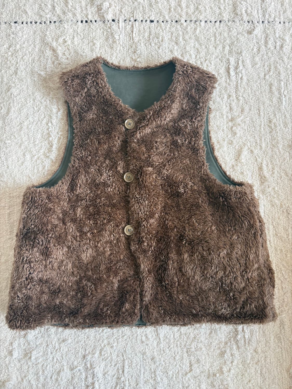 Engineered Garments 엔지니어드 가먼츠 리버시블 퍼 베스트 상품이미지6