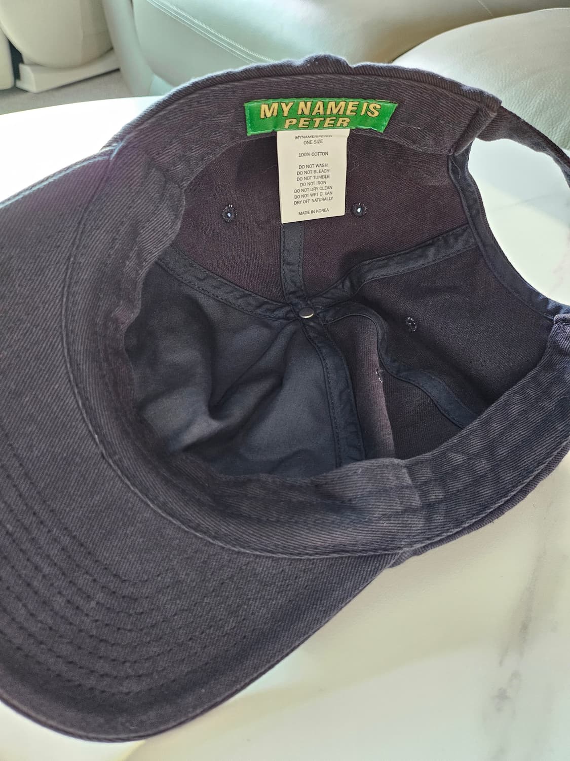 마이네임이즈피터 5-Panal Peter Cap (navy) 상품이미지4